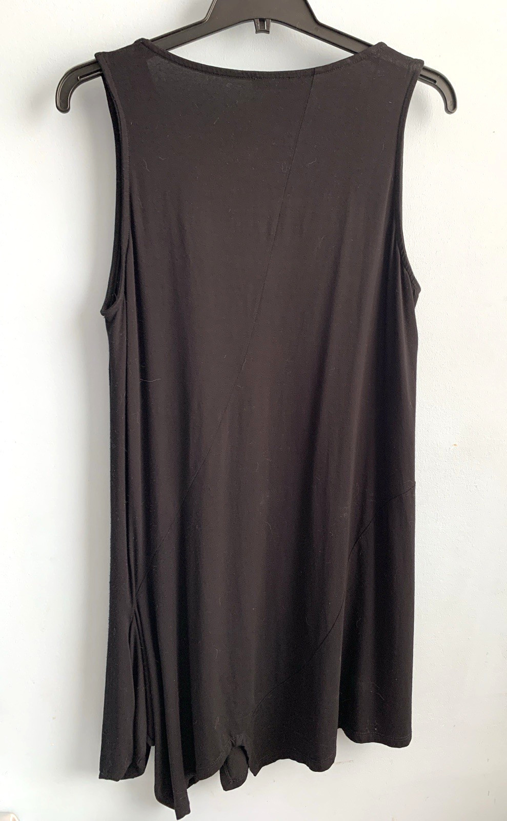 Alembika Essential Little Black Midi Sleeveless Dress Size 6 Israel (16* US)