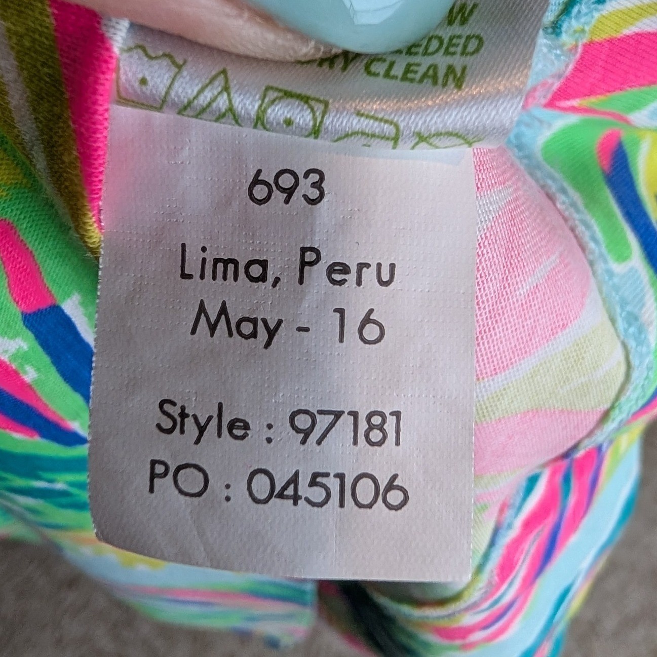 Lilly Pulitzer Marlowe Dress Island Time Palm Blue S Tropical Preppy Coastal