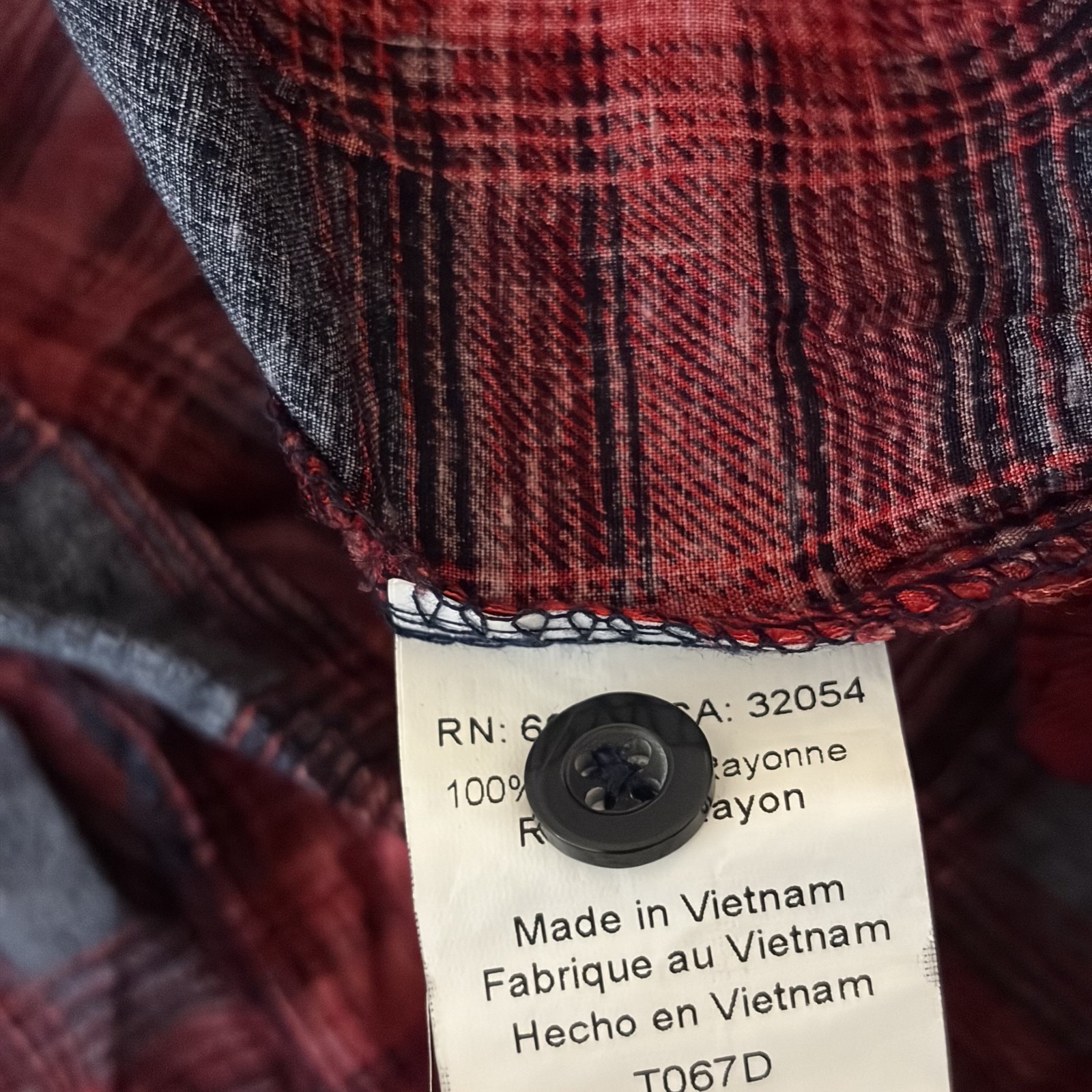 Anthropologie 11 – 1 – Tylho Dress Women’s Medium Plaid Sheath Button Casual