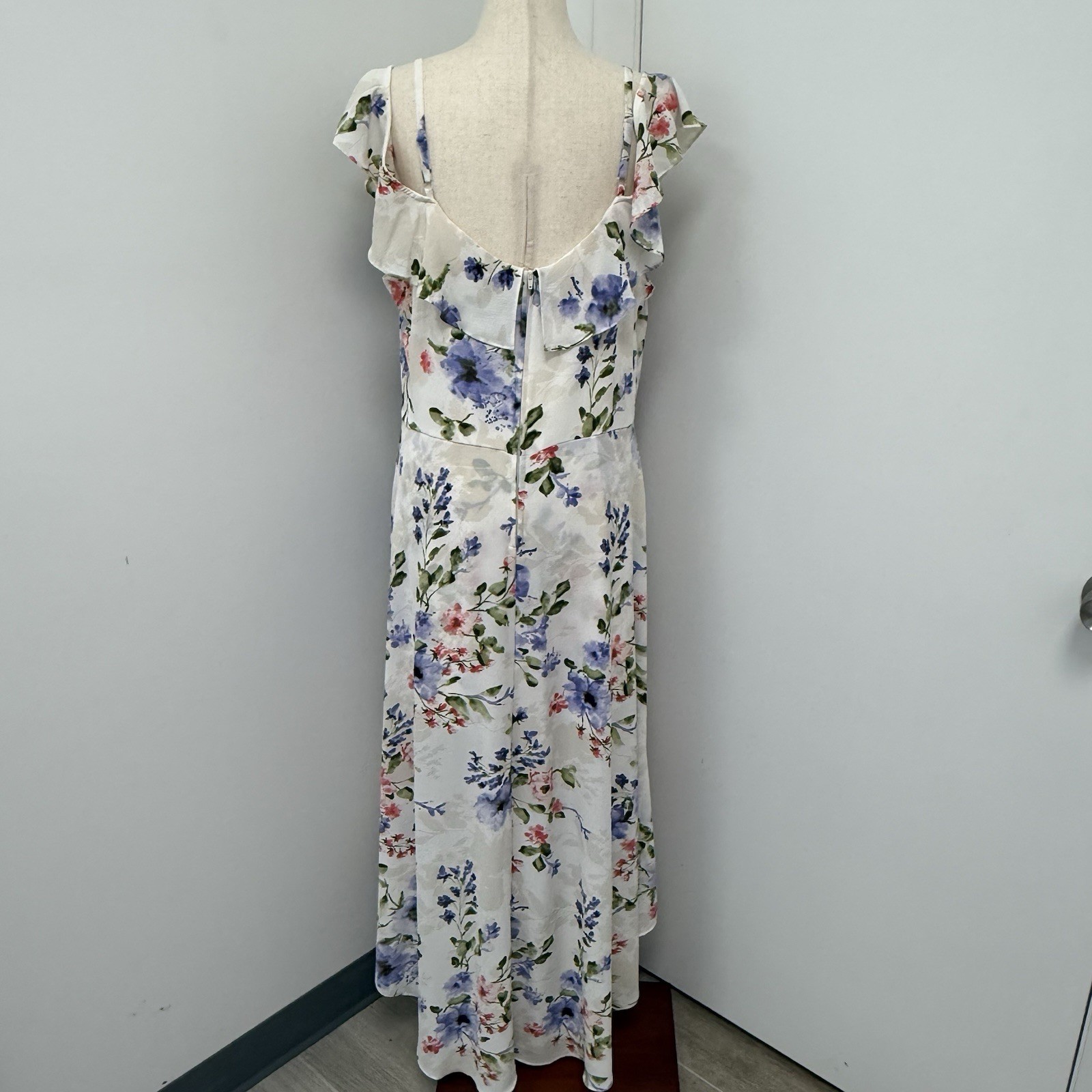 Fairycore Floral Romper Dress 17 Garden Party Ruffle High Low Wedding Romantic