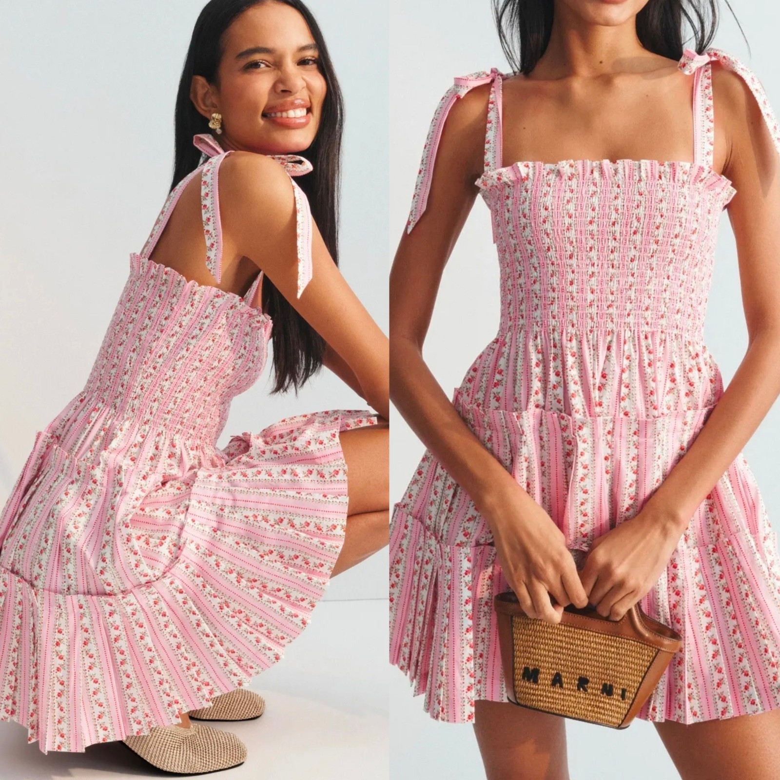 Hill House Home Ribbon Charlotte Nap Dress Pink Medium Romantic Cottagecore