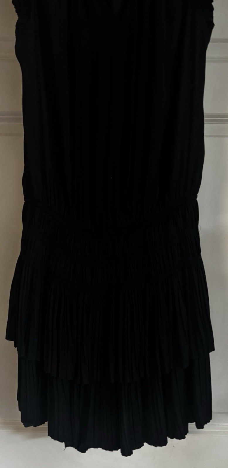 NWOT Current Air Coastal Preppy Accordion Pleat Old Money Quiet Luxury Size S