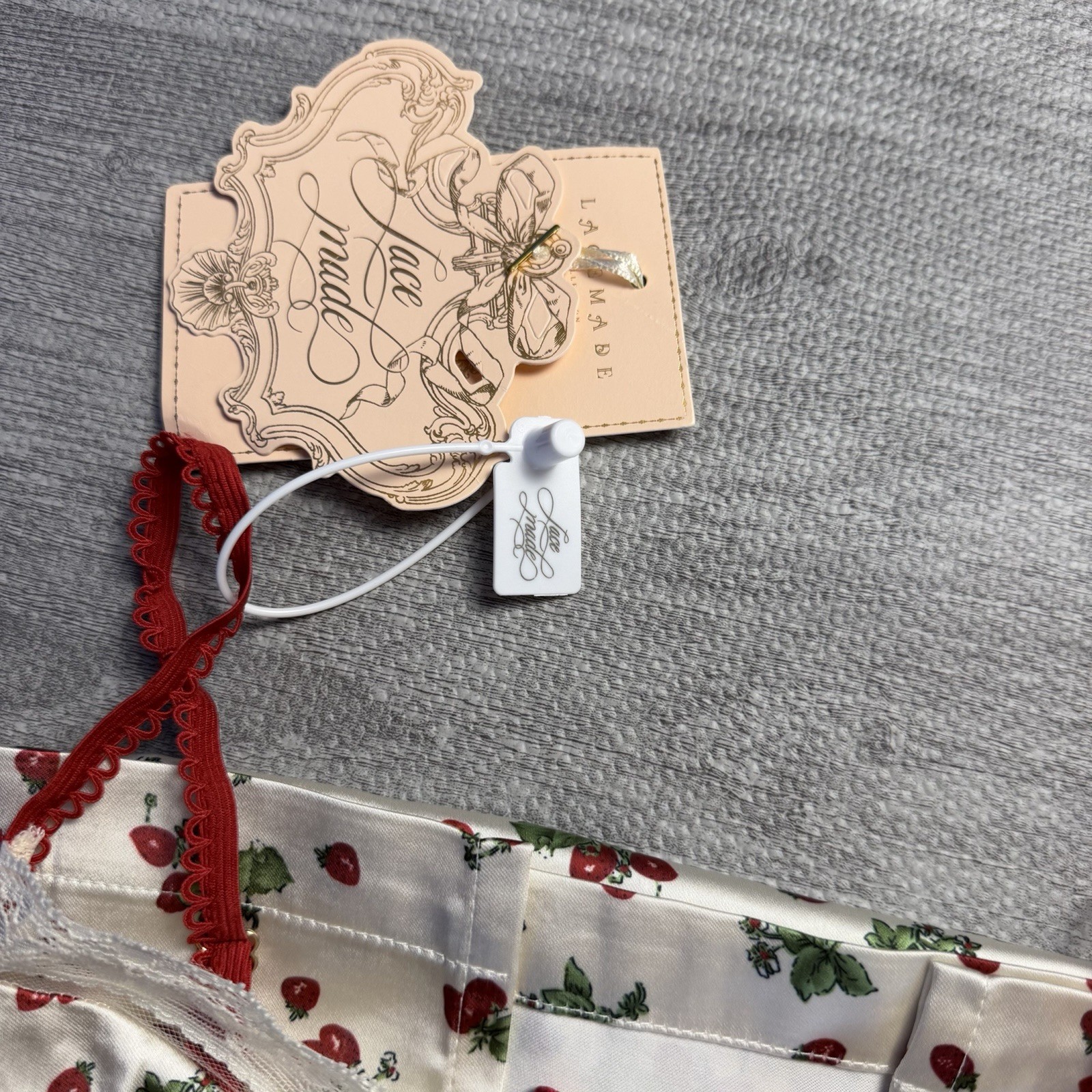 This LaceMade Strawberry Farm dress Size XS