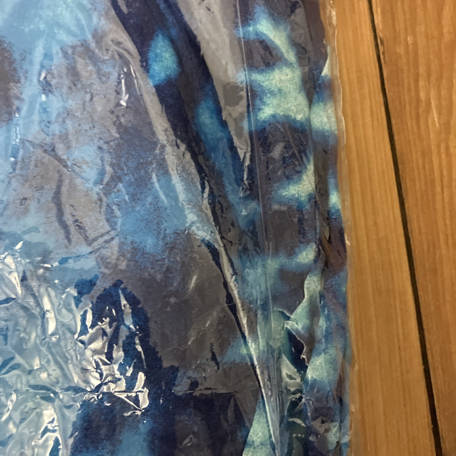 Suzanne Betro Womens Blue Tie-Dye Tie-Back Double Scoop Sleeveless Dress Size 4X
