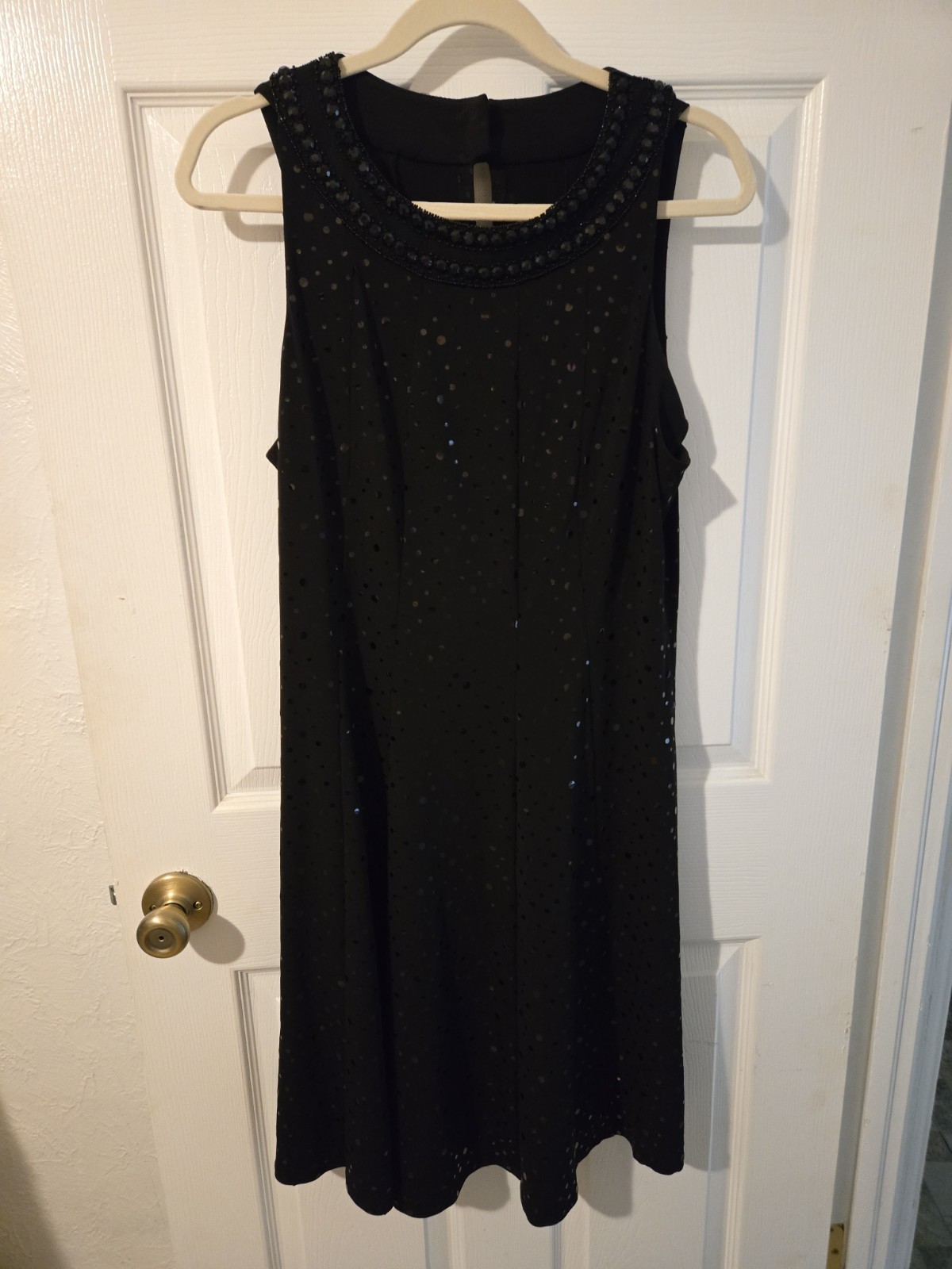 Connected Apparel Dress Black Size 12