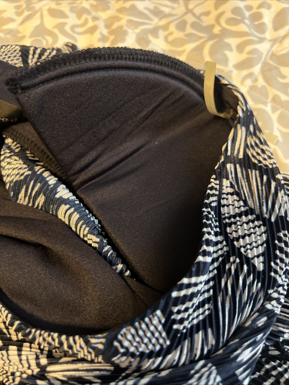Connected apparel SZ 20W Dark Blue navy white Stretch layered Dress NWT