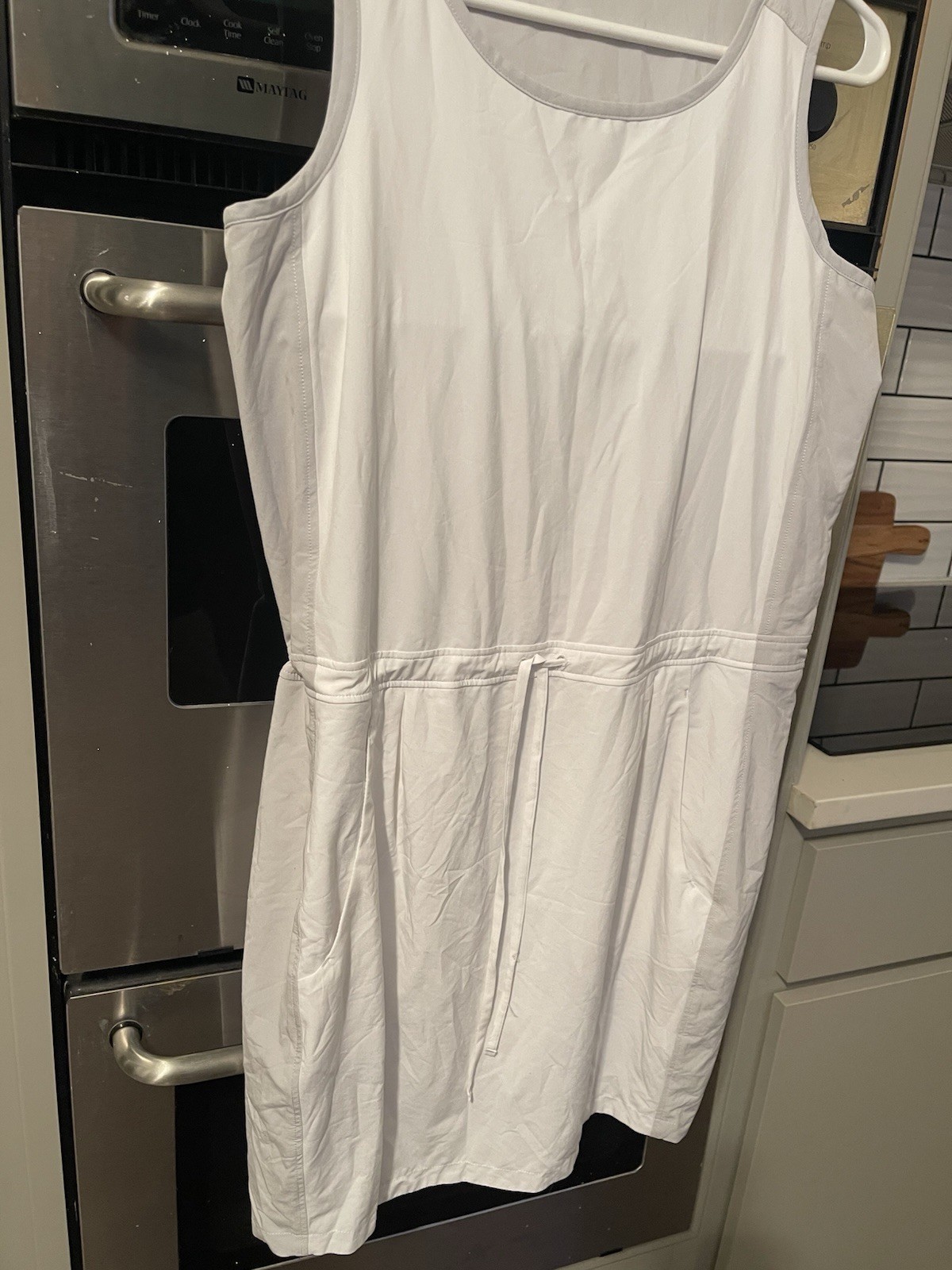Athleta Dress-Light Grey/White-Size XS-NWOT