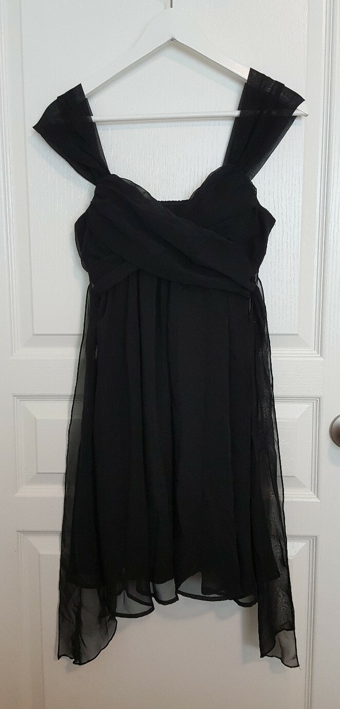Little Black Dress Size 5 Johnny Martin Above Knees Rn50640