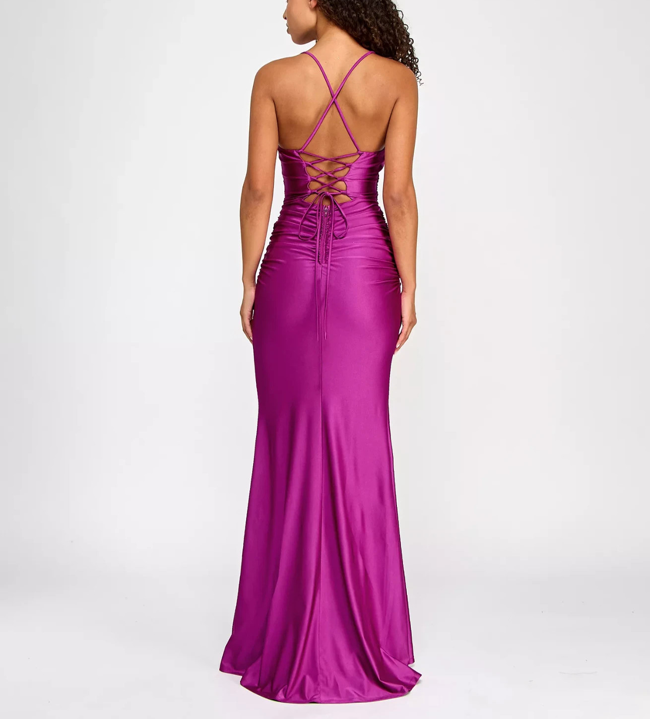 City Studios ‘ Power-Stretch Cut-Out Draped Gown MSRP $179
