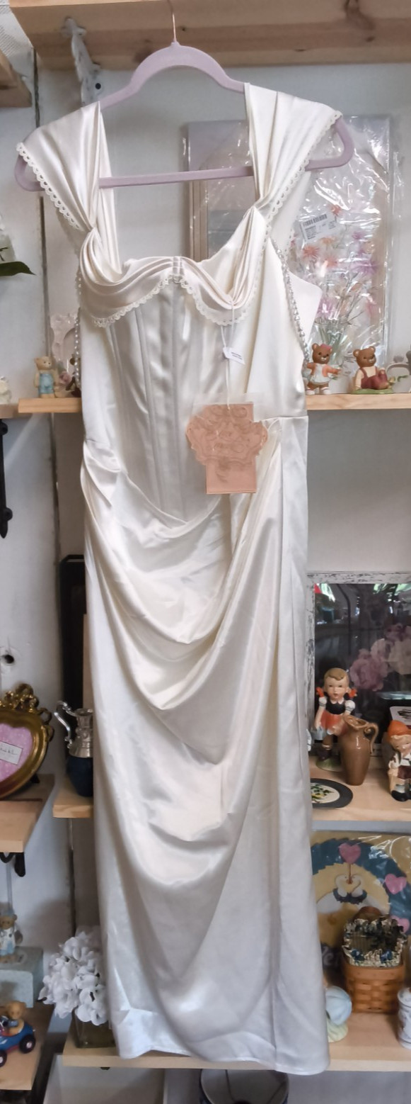 lacemade joan of arc corset dress, xl, new with tags
