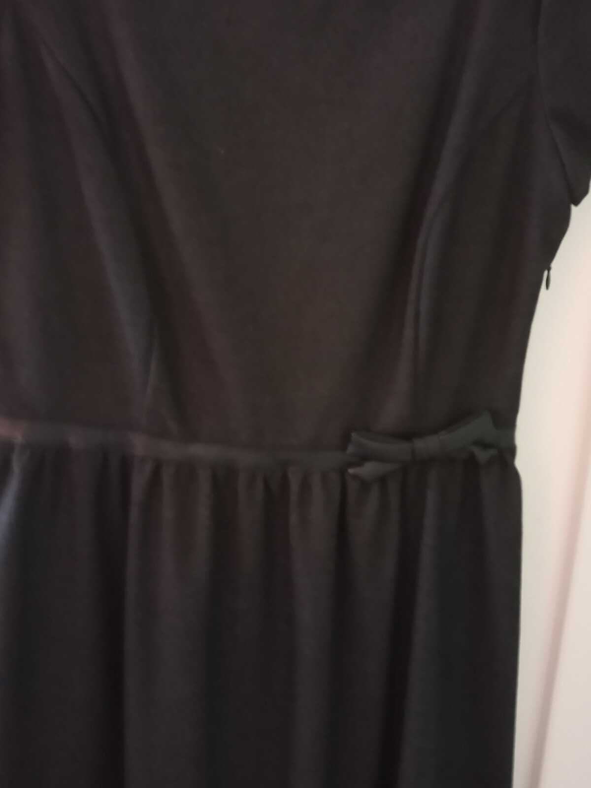 Ladies La Redoute Dark Grey/Black Lace Back Detail Dress Size 10 – Worn once