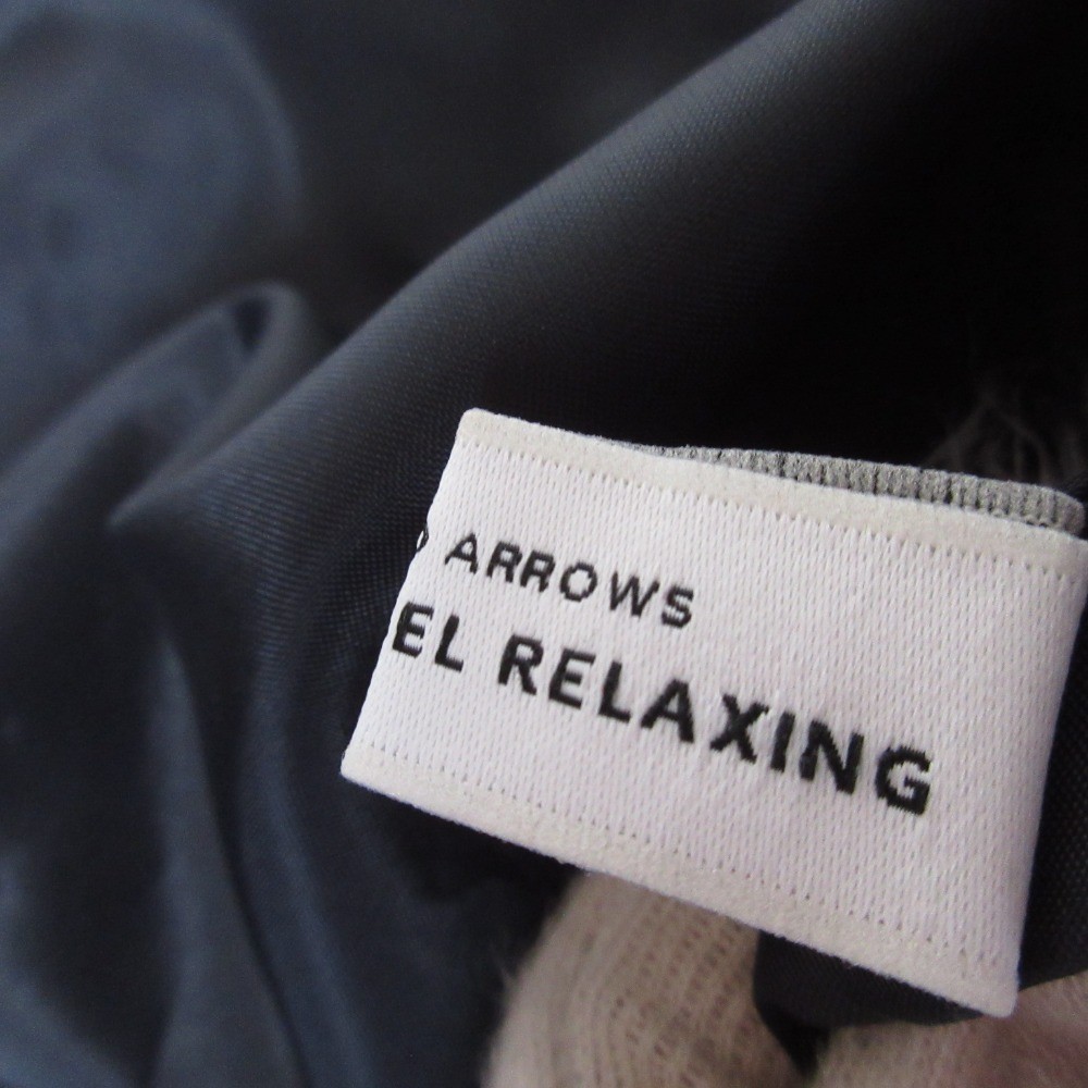 GREEN LABEL RELAXING United Arrows CS Cache-Coeur Dress in Navy Women USED