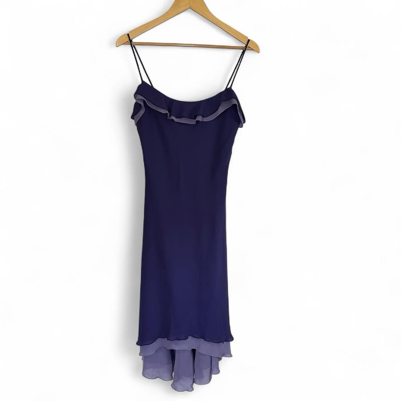 Bisou Bisou Women’s Y2K Dress. Size: 10. Two Toned Purple.