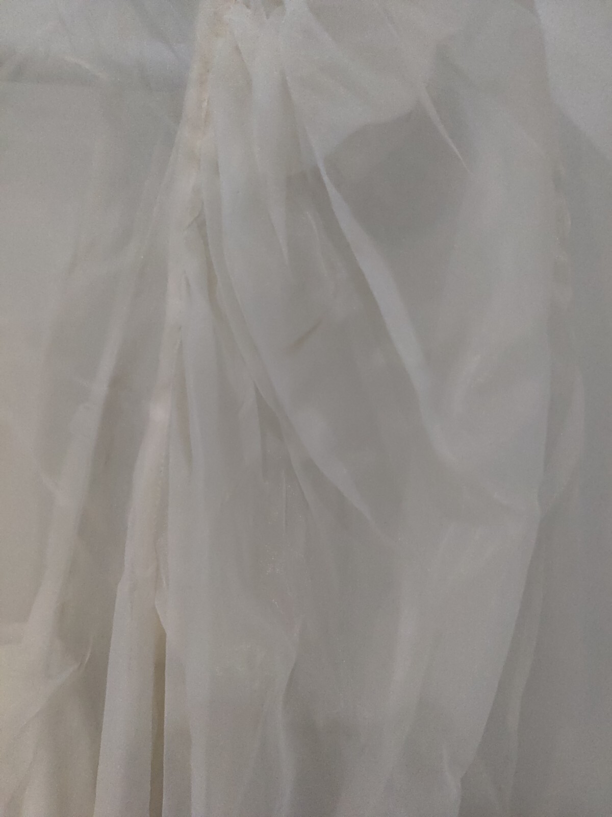 DEFECT Danielle Bernstein Womens Ivory Sheer Belted Dress Size S $99 A399