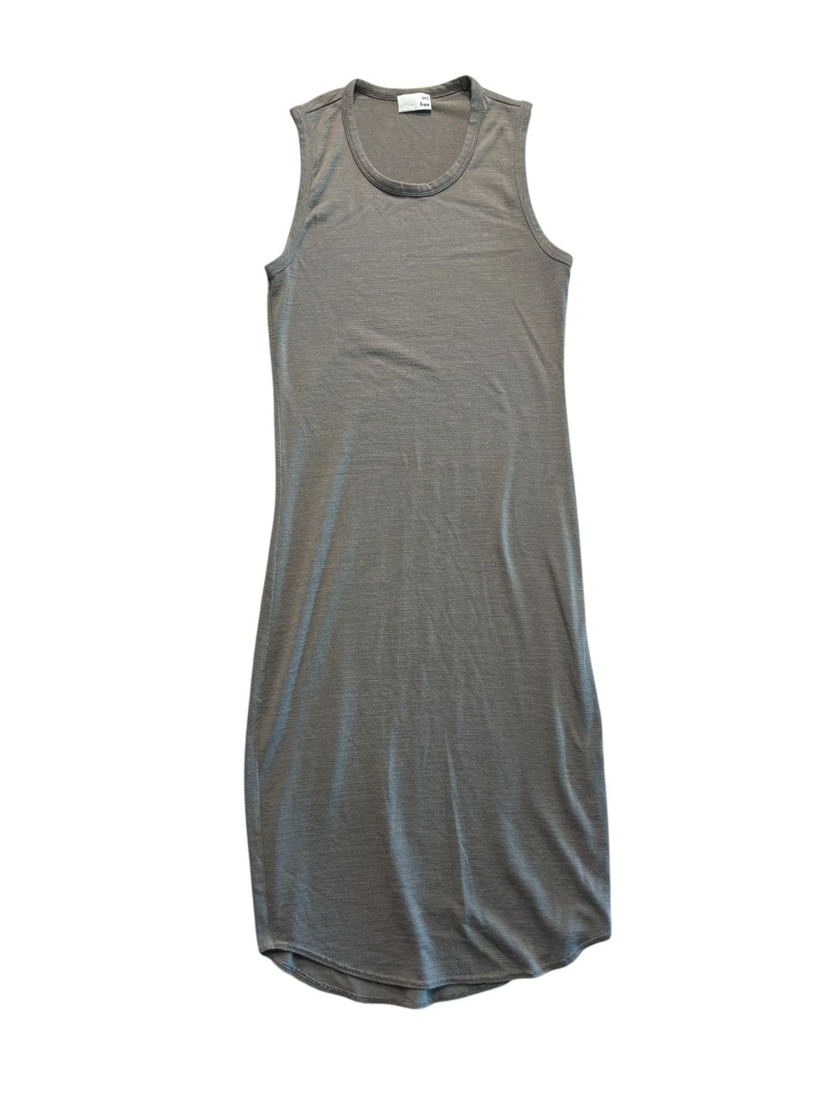 Wilfred Free Sleeveless Ribbed Midi Tank Dress