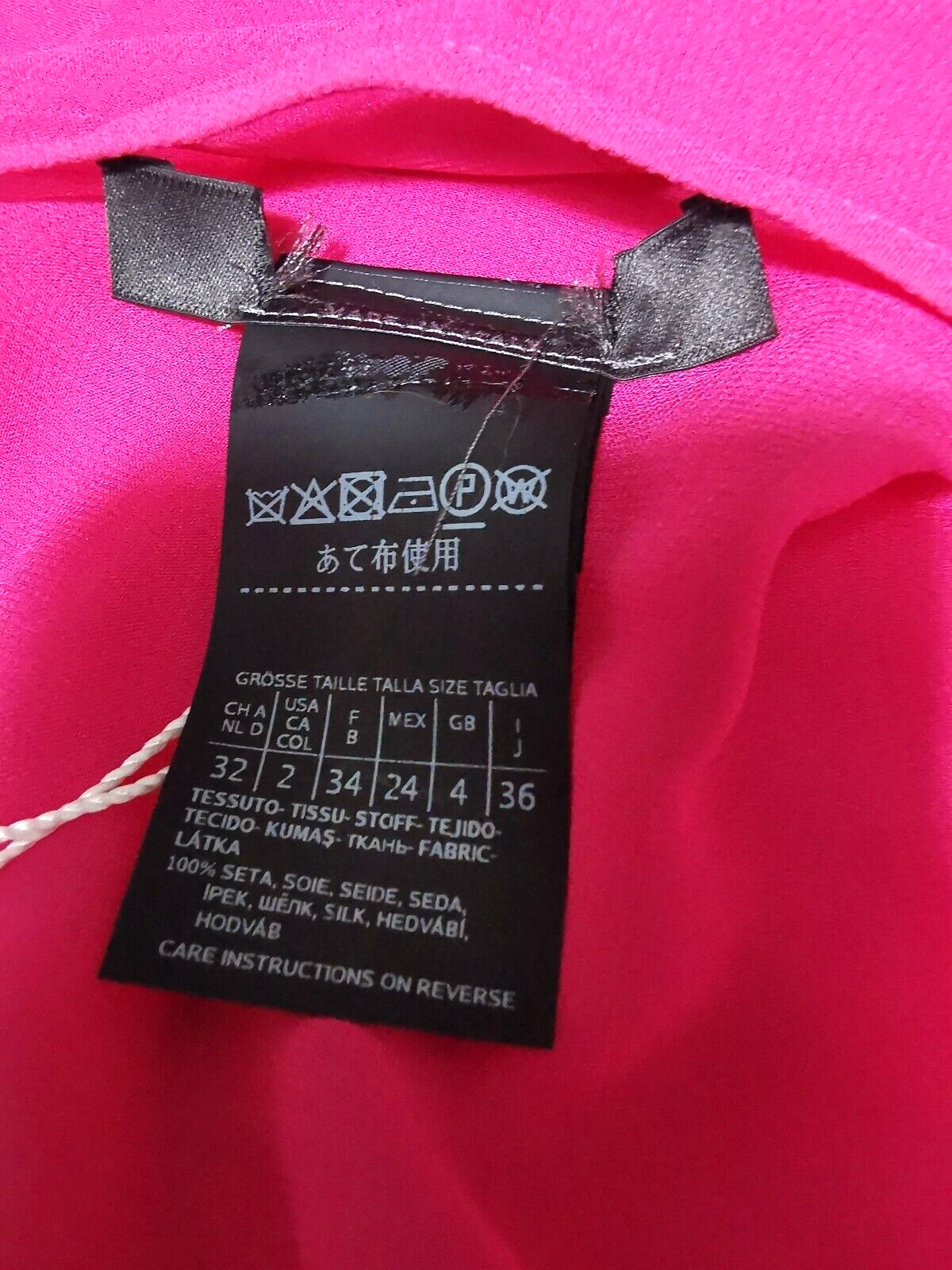 RR €890🌟 MAX MARA Pink SILK georgette Dress Usa2_ It36_ De32_ Uk4_ Fr34