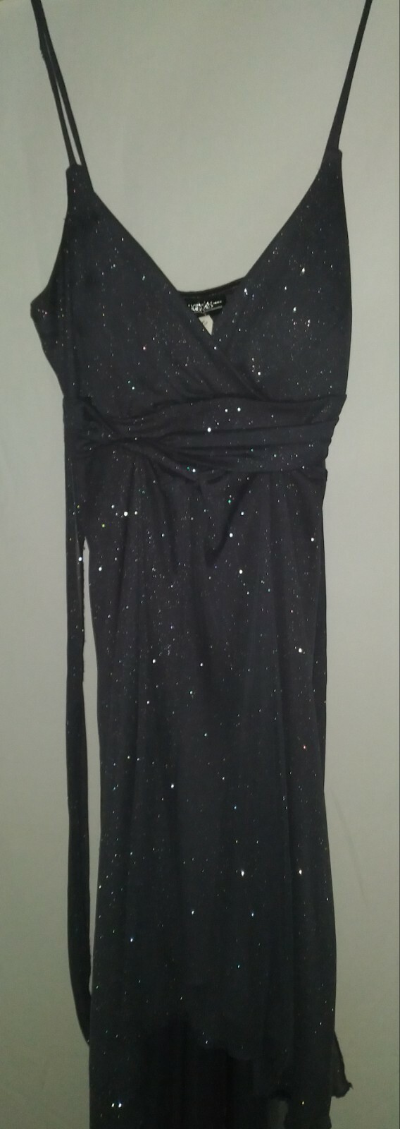 Size Small – Gray Silver Shimmery Glittery Fabric Flowing Dress