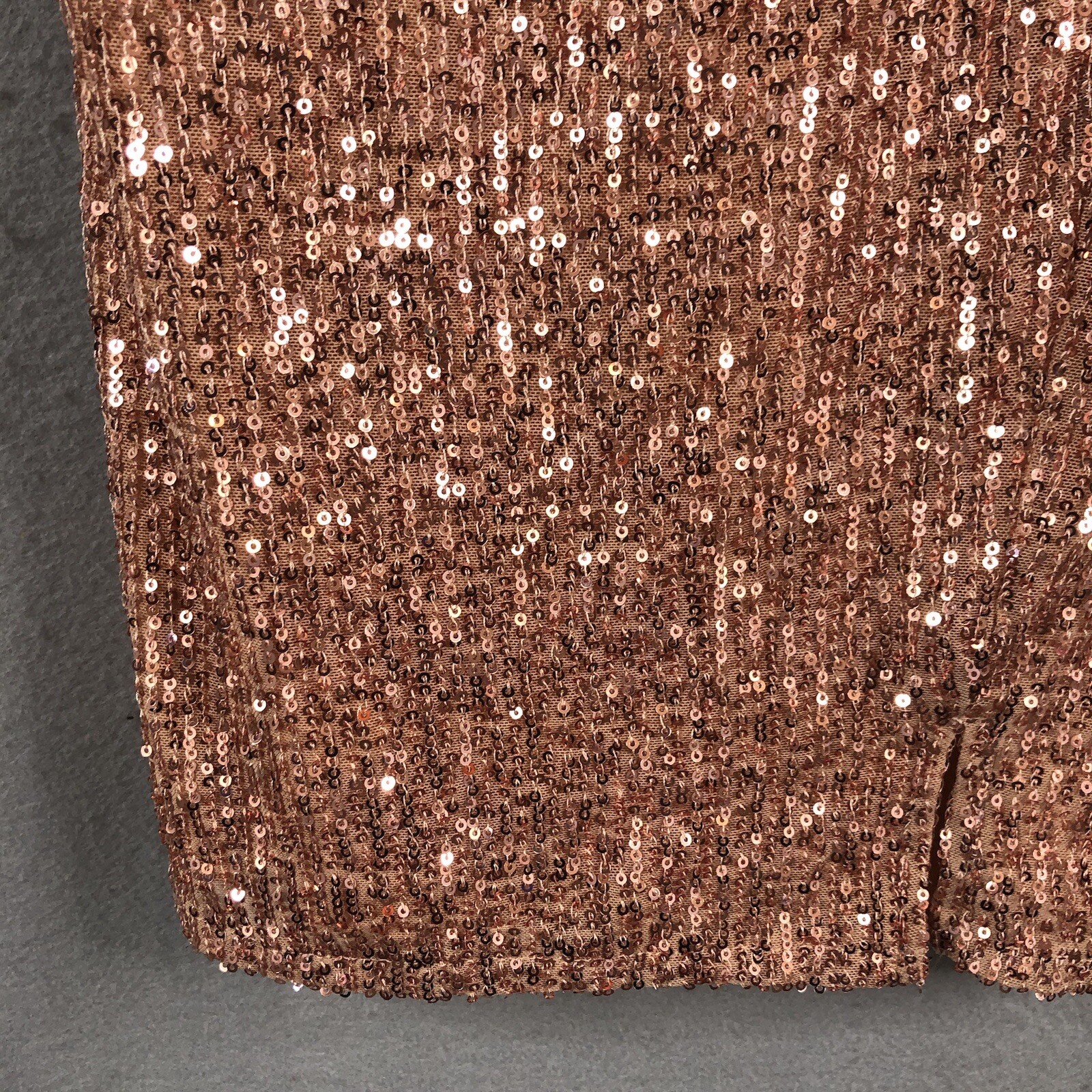 Hello Molly Mini Dress Womens 4 Pink Blush Sparkle Queen Sequin All Over NEW