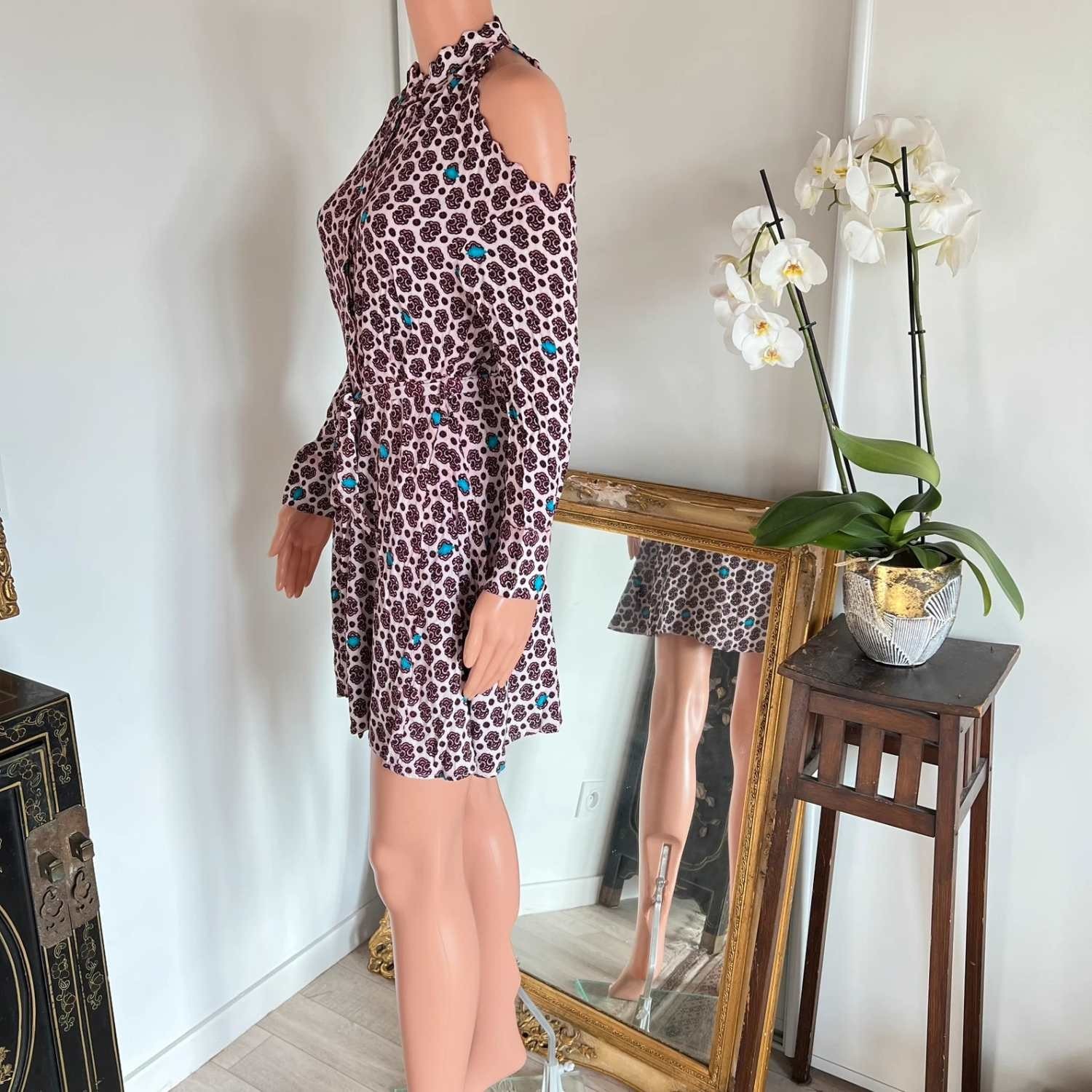 Maje Mini Dress S 36 Mini Dress Mini Robe E18ralinka