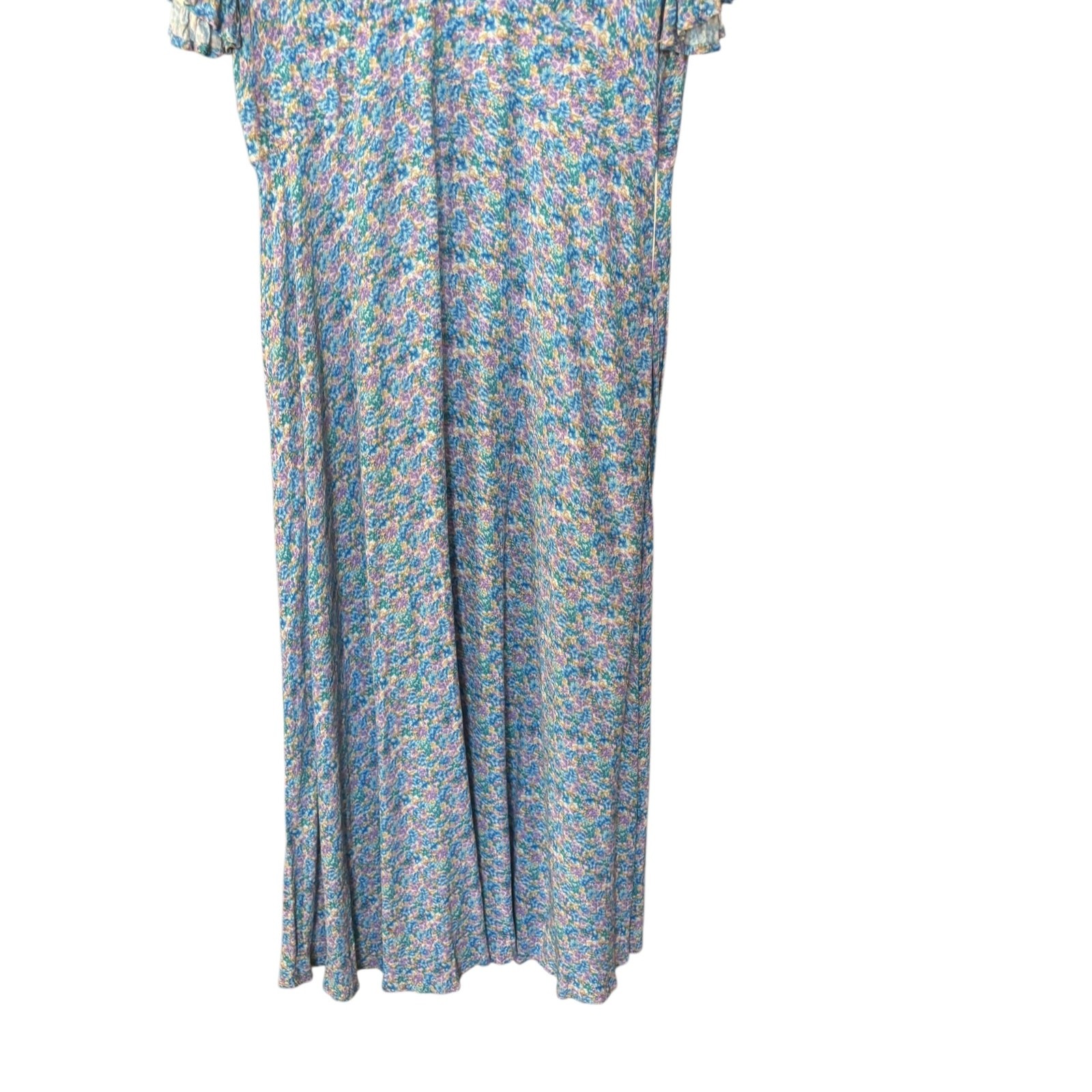 GHOST London Blue Floral Cottage Core Sundress Dress New Size Large
