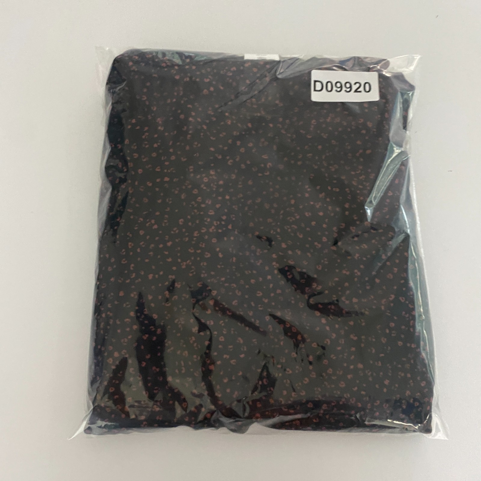Cabi 4055 Prowl Leopard Print Chiffon Dress Women M Black Red Tie Waist