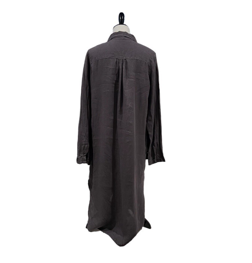 Stark x Women’s Linen Button Down Shirt Dress Size Large