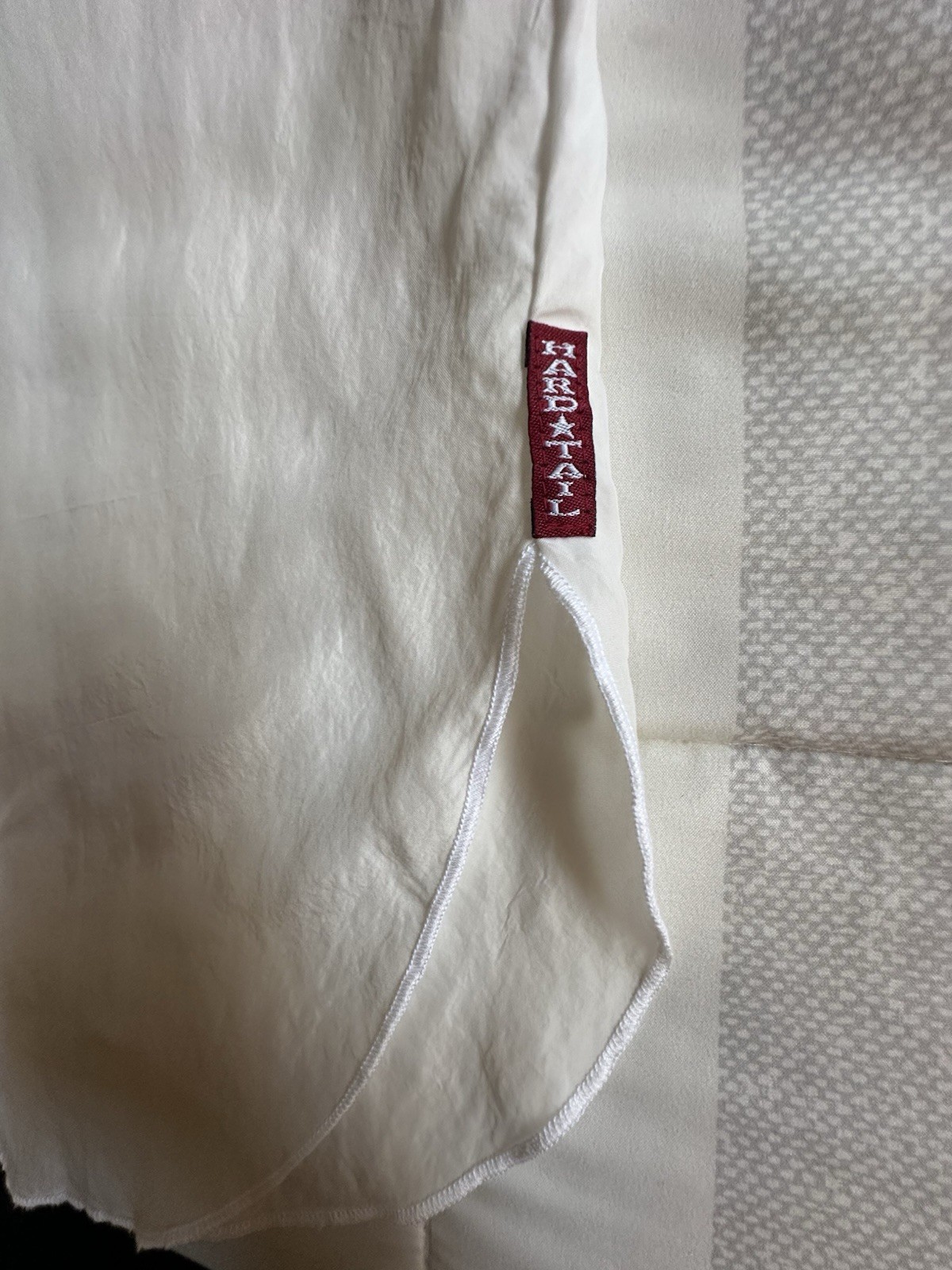 Hard Tail Short Sleeve Tunic Shirt Dress White Size Small