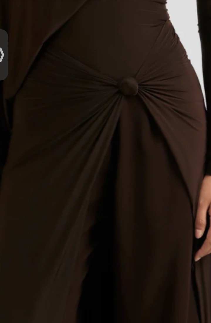 BRIA Dress + Pant Espresso Brown Deme by Gabriella XL NWT