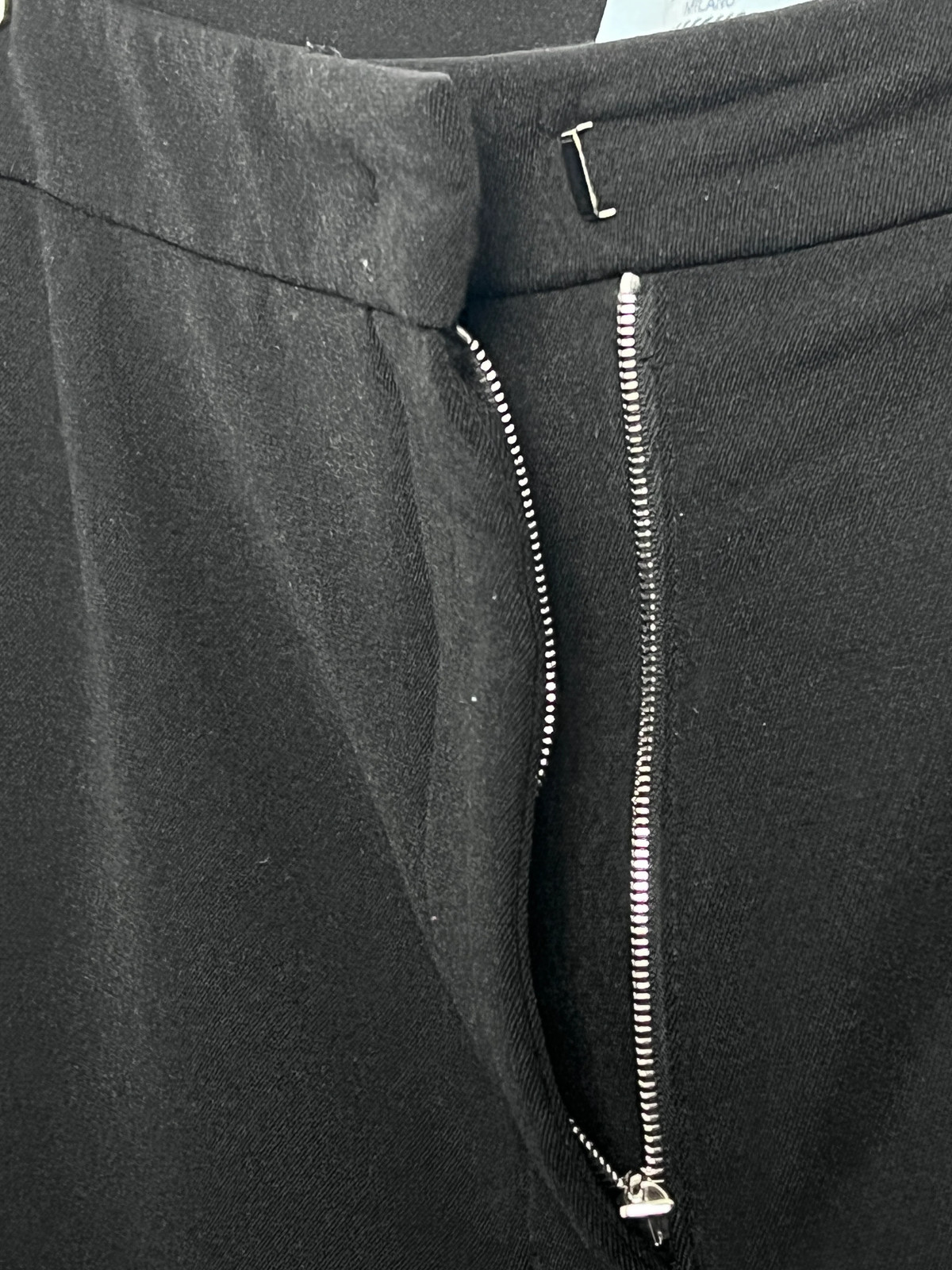 Prada Technical Wool Blended Cuffed Trousers 44/W32