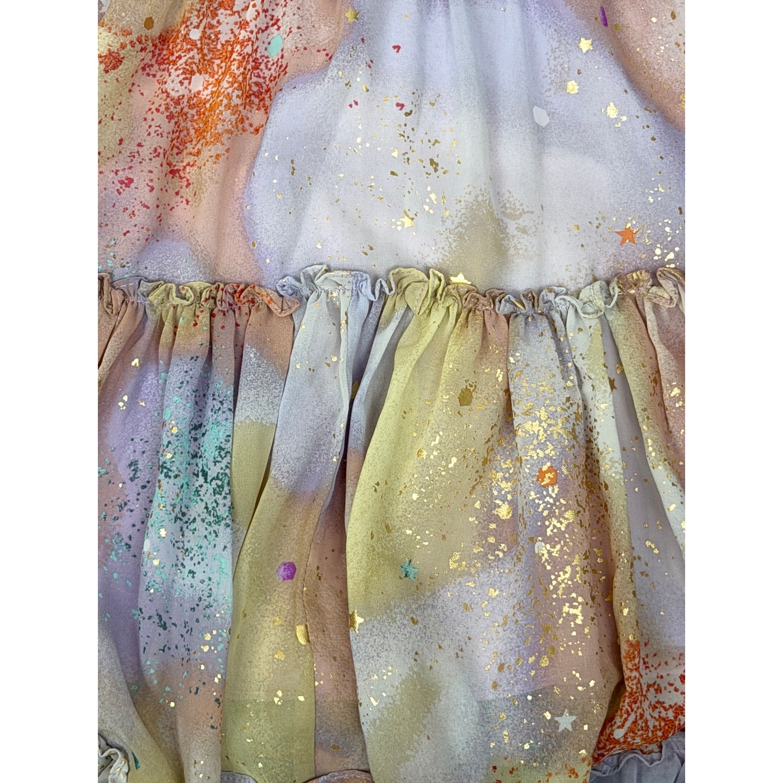 Buddy Love Sofia One Shoulder Ruffle Cocktail Dress in Taurus Small Girly Party