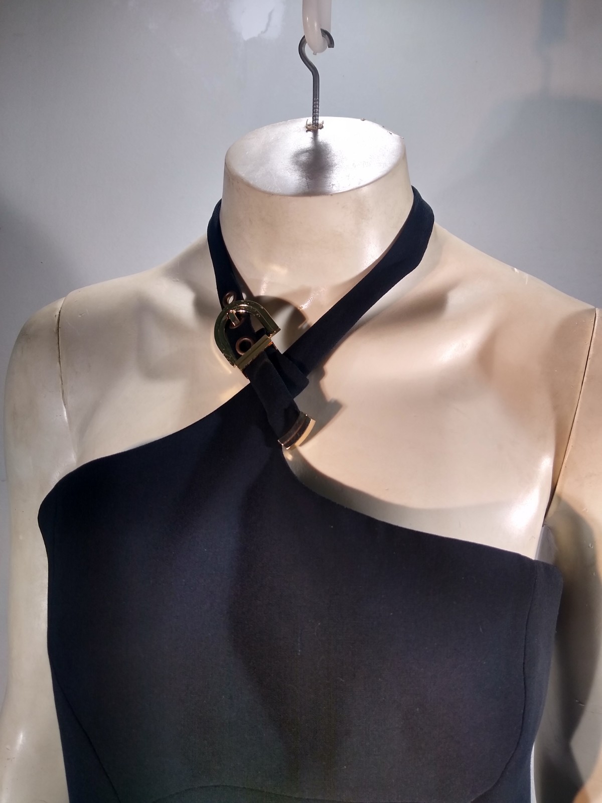 Versace runway Ad Campaign Bondage Dress rare Collab