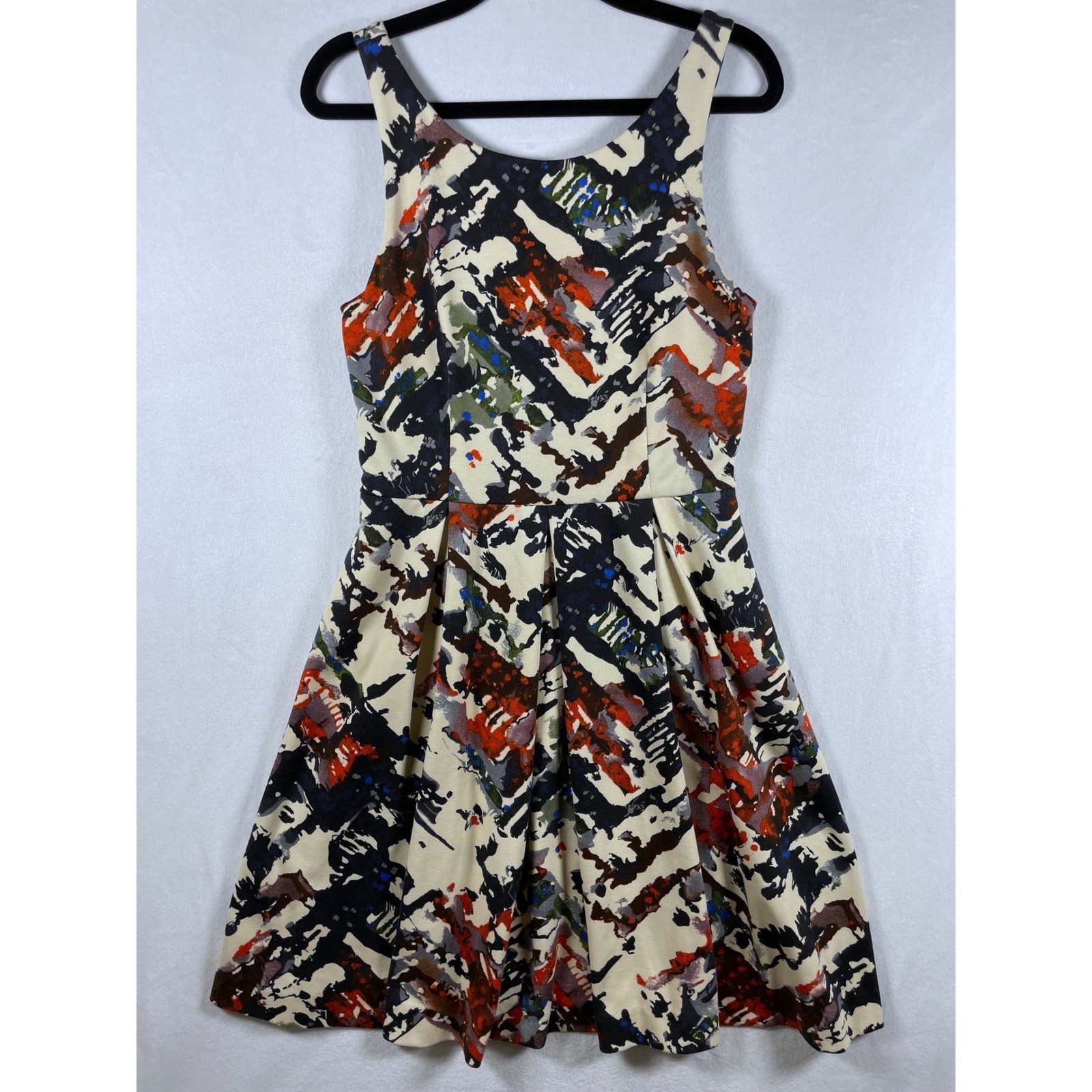 maeve anthropologie capelle full twirly skirt party dress S wedding guest summer
