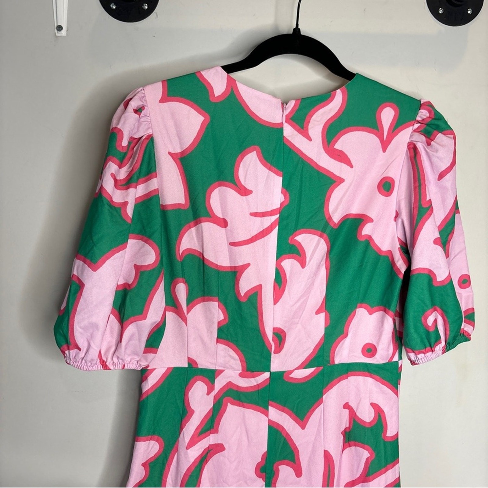 Rhode Ester Print Floral Midi Dress