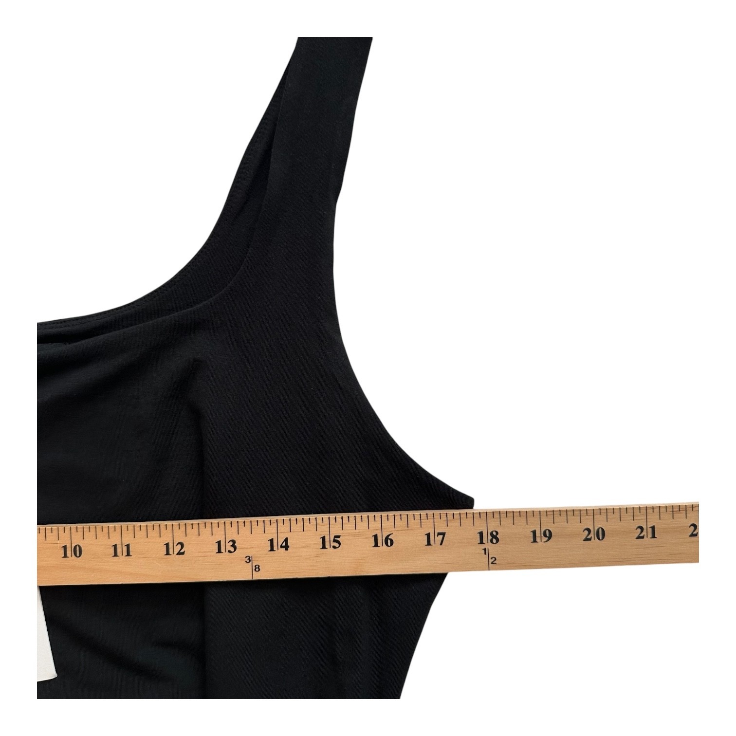 NEW Quince Tencel Jersey side tie Midi Dress Black XL Clean Girl Everyday LBD