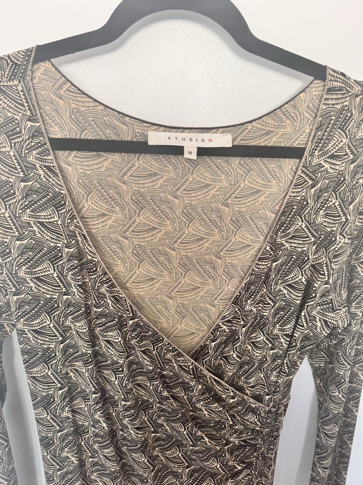 Studio M Faux Wrap Dress Medium