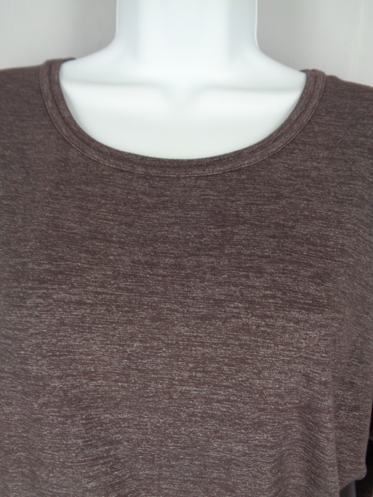 Athleta Heathered Tulip Ruched Long Sleeve Dress Size XS