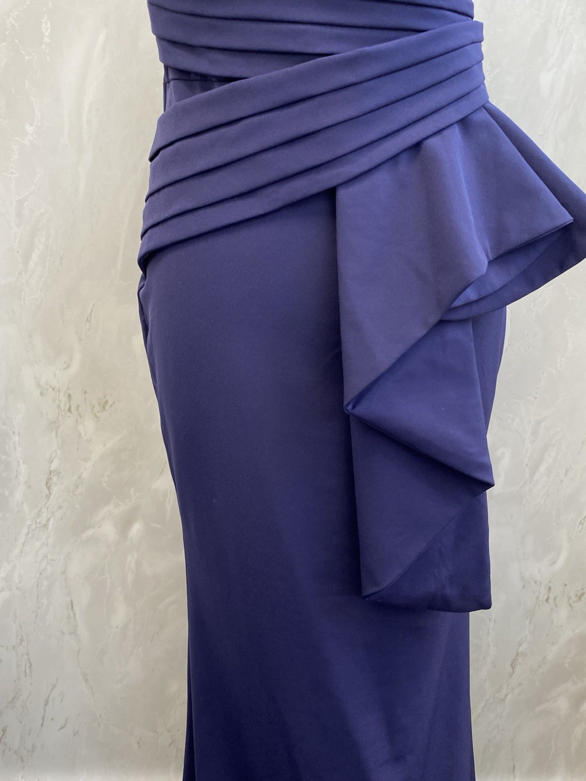 Coast Blue Structural Gathered Layered Corset Maxi Dress Gown Size 10 PBF2008399
