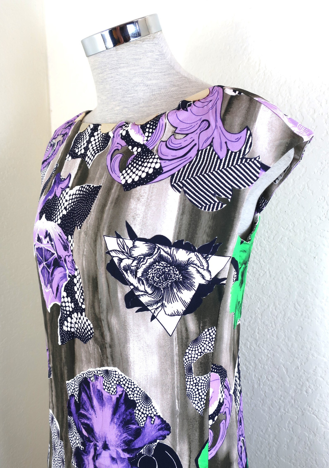 VERSACE Collection Cocktail Bodycon Sheat Dress Embellished Small Med 40 6 7 8