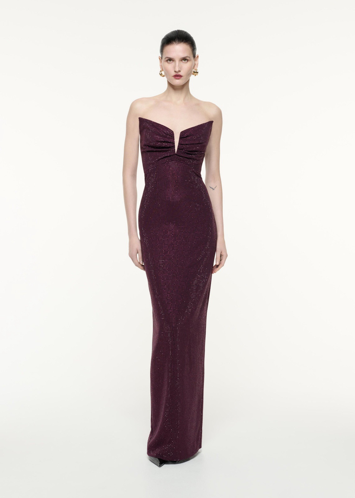 roland mouret dress UK 6=US 2 STRAPLESS DIAMANTE GOWN $2050