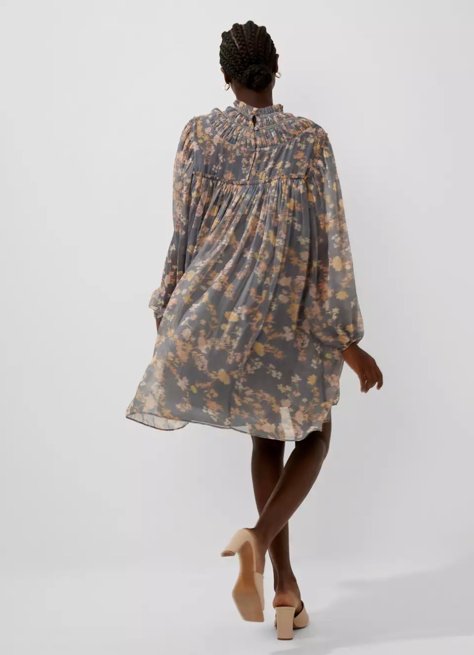 *NEW* – Size S – 8 UK – French Connection Diana Recycled Crinkle Dress – Tunic