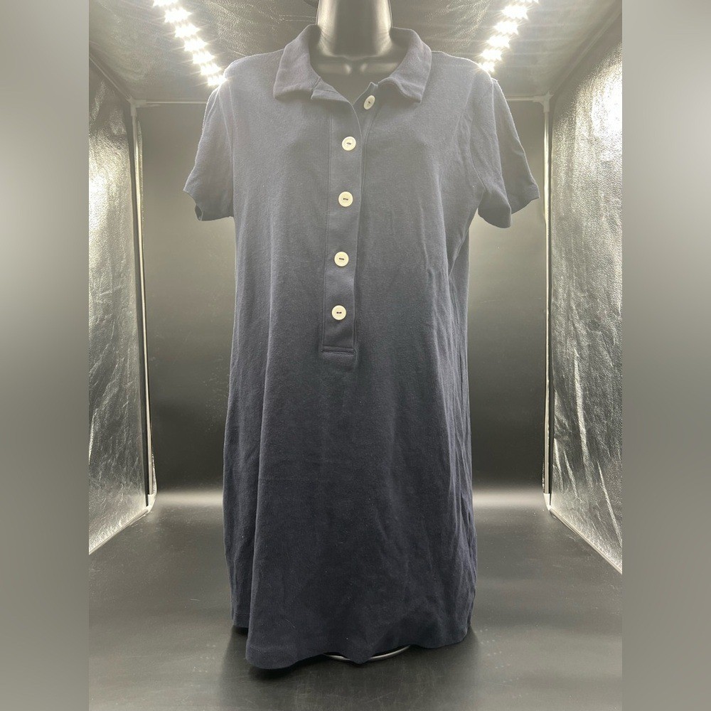 Universal threads Navy knit mini shirt dress size S. Short sleeve 5 buttons NWT