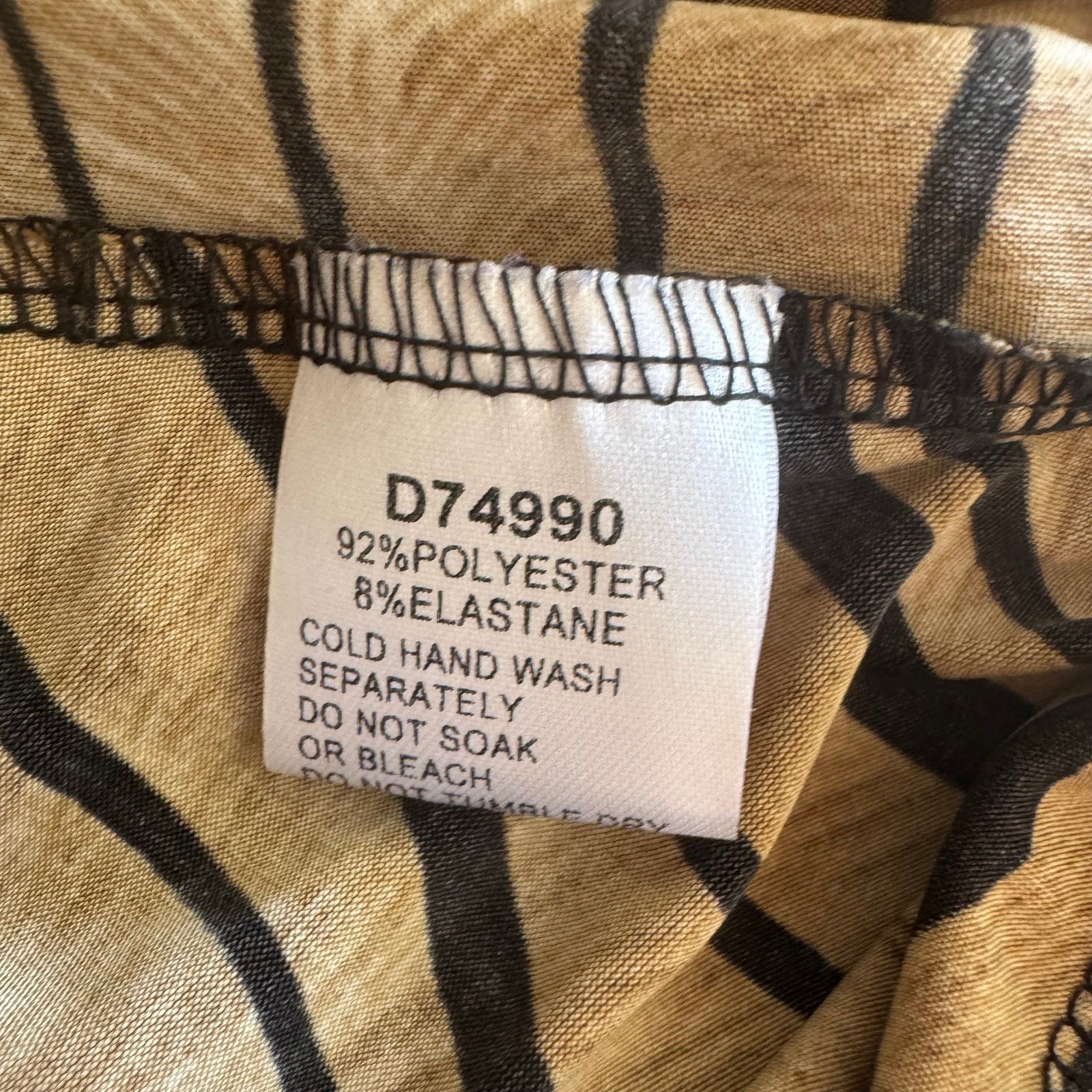 Izabel London Animal Print Handkerchief Hem Sweetheart Neckline Sundress Size 4