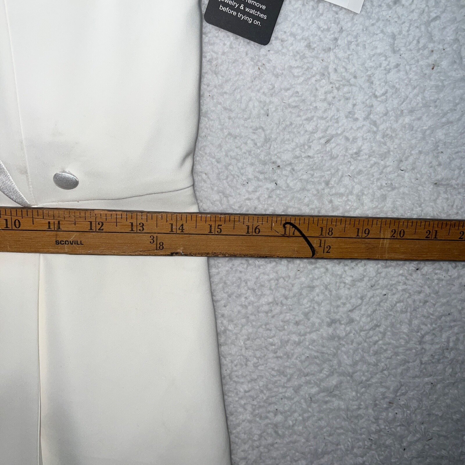 Aidan Mattox Strapless Tuxedo Dress Size 8 NWT Ivory MN1E205509