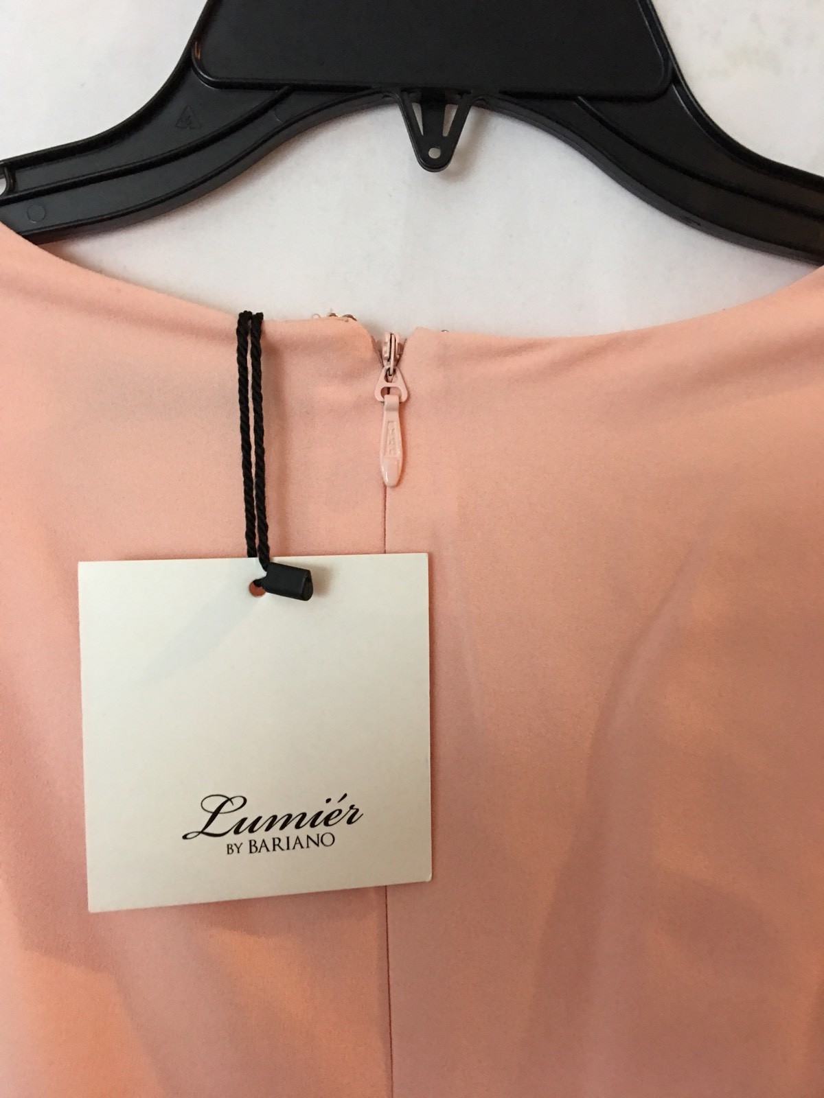 Lumier By Variant Peach Medium Jumpsuit Lace Womens Pantsuit Cocktail Attire M