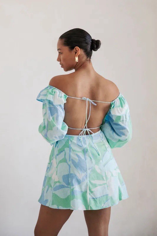 NWT Sabo Skirt Backless Elisha Dress – Spring Petals Size 0