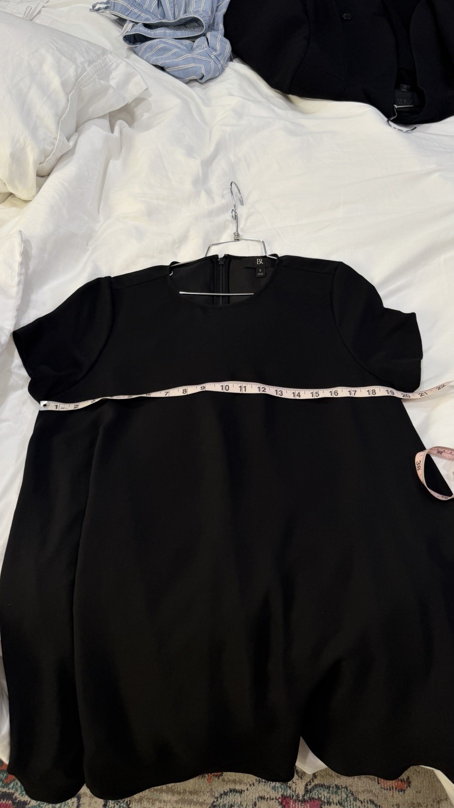 Banana Republic Black Mini A-Line Aurelia Dress S Trapeze