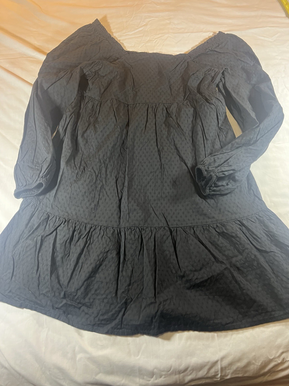 Women’s Long Sleeve Mini A-Line Dress – Universal Thread Cottagecore M