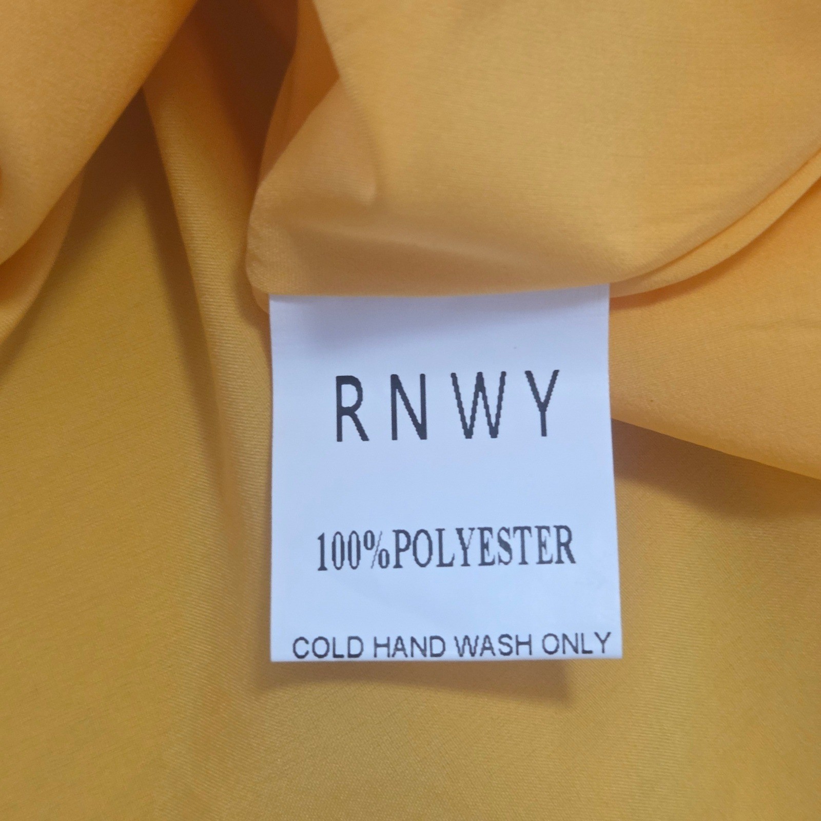 Runaway The Label Leila Slip Dress Marigold Yellow Strapless Midi Size Medium