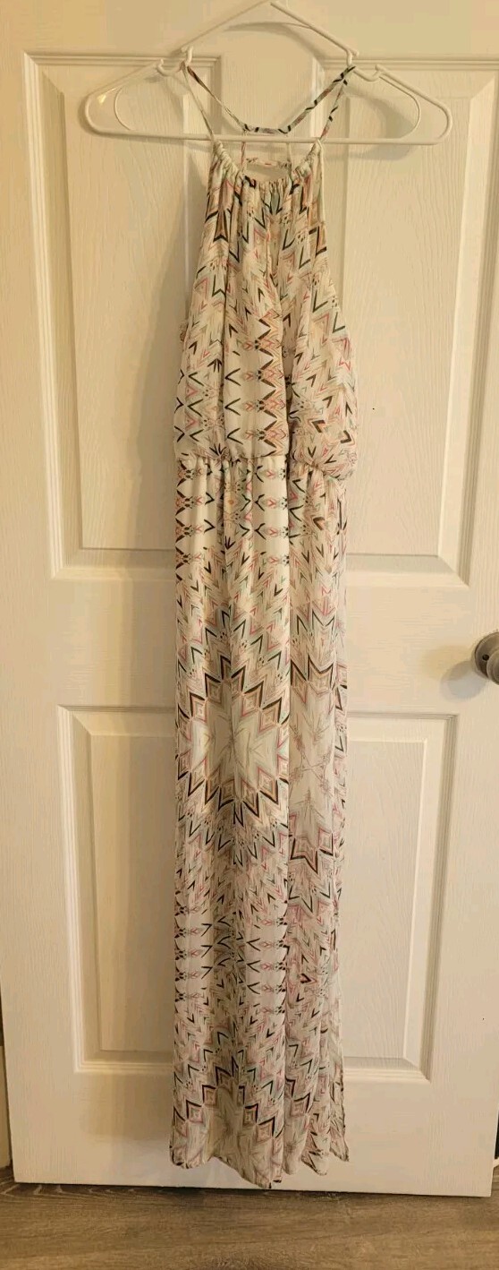 Maurices Women’s Full Length Multicolored Sleeveless Maxi Dress Size Small