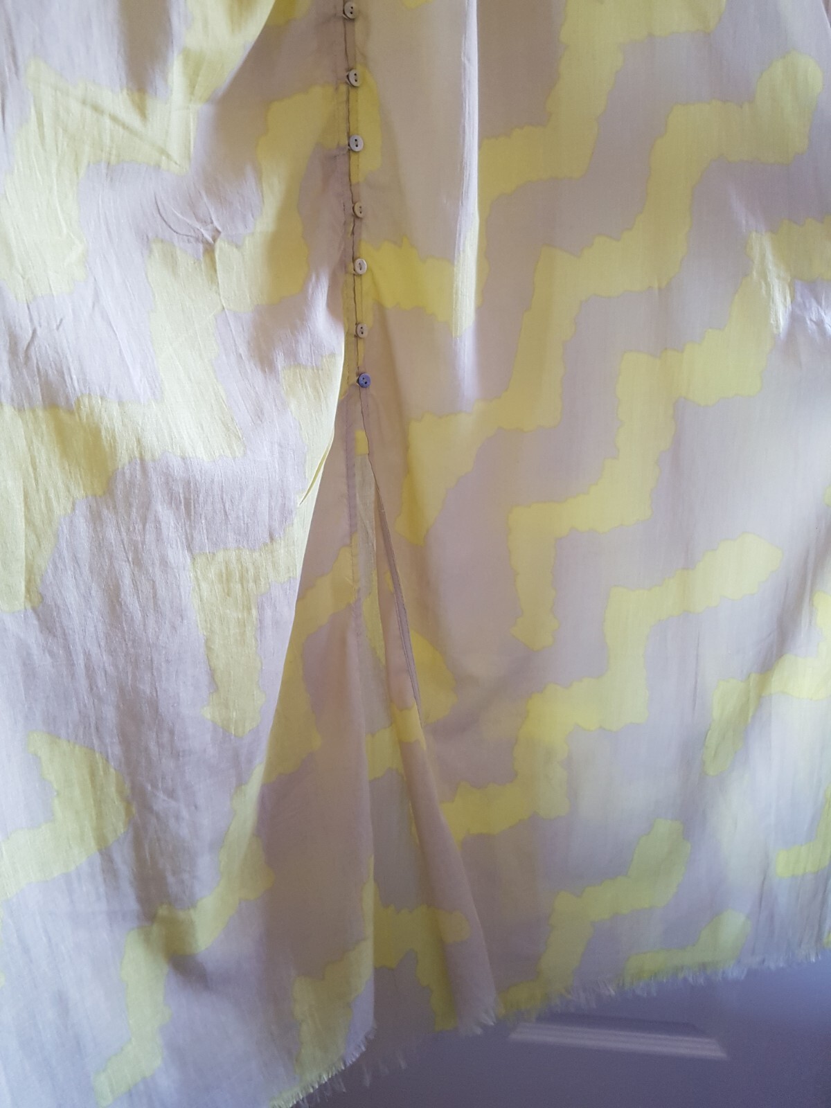 PARFOIS Summer Beach Maxi Dress Robe Cover Up Flowing Relaxed Sz M/L Holiday